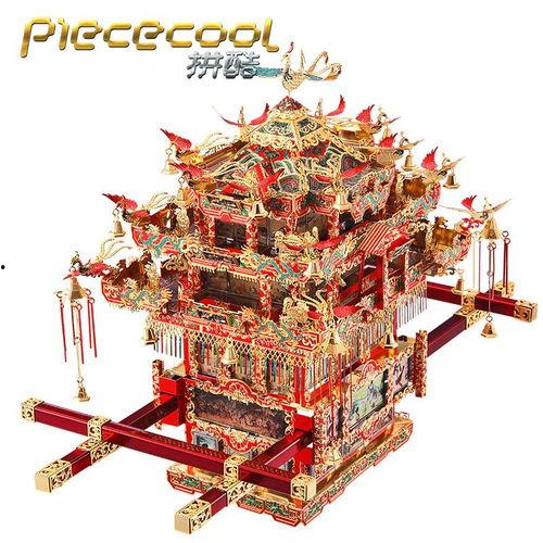 积木拼装成人花轿视频,创意花轿惊艳亮相
